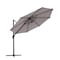 Living Accents Living Accents Offset 10 ft. Tiltable Beige Patio Umbrella H22SU5701 - alternate 1
